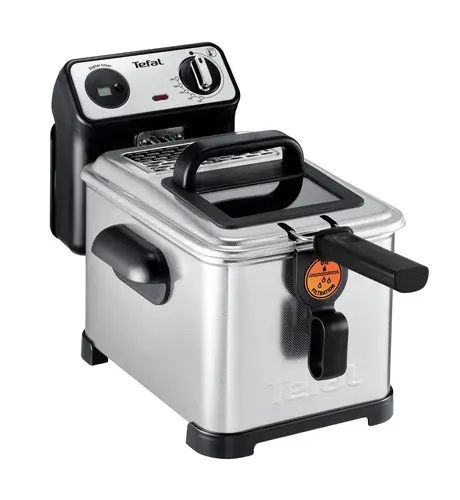 Filtra Pro FR5111 Sencillo Independiente 2400 W Freidora Negro, Acero inoxidable - Imagen 1