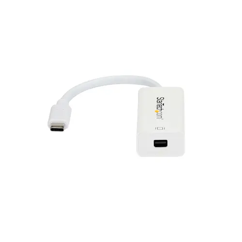 Adaptador USB C a Mini DisplayPort - 4K 60Hz - Blanco - Adaptador USB 3.1 Tipo C a Mini DP - Versión Mejorada es CDP2MDPEC - Imagen 4
