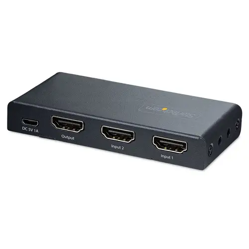 Switch Conmutador HDMI de 2 Puertos de 8K - Selector HDMI 2.1 UHD de 4K a 120Hz/8K 60Hz - HDR10+ - Adaptador de Alimentación y Mando a Distancia Incluidos - Imagen 2