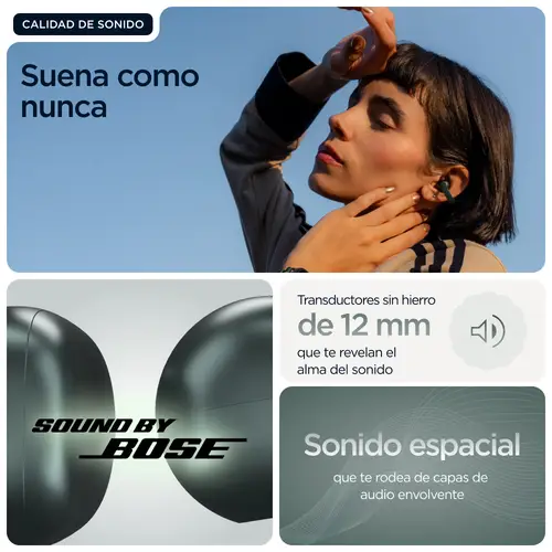 moto buds loop Auriculares Inalámbrico gancho de oreja Llamadas/Música/Deporte/Uso diario Bluetooth Verde - Imagen 14