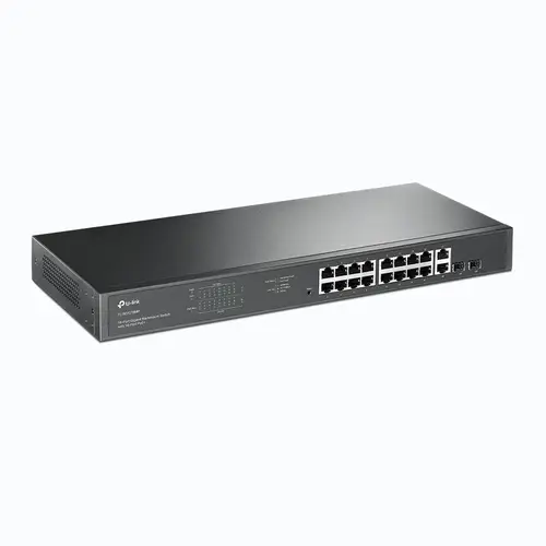 TL-SG1218MP switch No administrado Gigabit Ethernet (10/100/1000) Energía sobre Ethernet (PoE) 1U Negro - Imagen 2