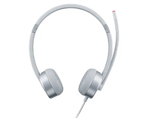 100 Stereo Analogue Headset Auriculares Oficina/Centro de llamadas Plata - Imagen 1