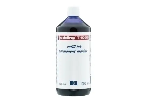 TINTA ROTUL.EDDING 1 litro T1000 AZUL