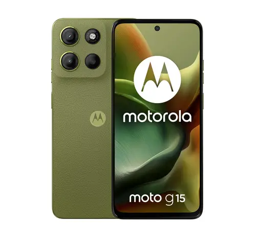 moto g15 17,1 cm (6.72") SIM doble Android 15 4G USB Tipo C 8 GB 128 GB 5200 mAh Verde - Imagen 2
