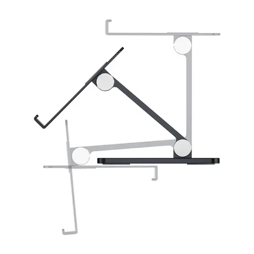 Soporte de Sobremesa Tamaño XXL Ajustable (2 Pivotes) para Movil / Tablet, Gris - Imagen 3