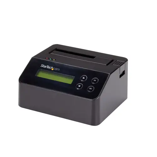 Borrador Autónomo USB 3.0 a SATA III de 1 Bahía para Disco Duro o SSD - Sanitizador - 4Kn - 9 Modos de Borrado - Pantalla LCD - Puerto DB-9 de Impresora - TAA - Imagen 4