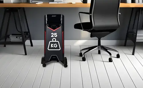 Soporte Ajustable en X con Ruedas para CPU - Imagen 4