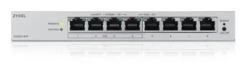 GS1200-8HPV3 Gestionado L2 Gigabit Ethernet (10/100/1000) Energía sobre Ethernet (PoE) Escritorio Gris - Imagen 3