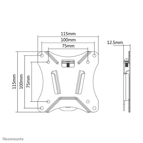 NM-W25BLACK Soporte de pared para monitor/TV 10-30" - ultra plano - Imagen 8