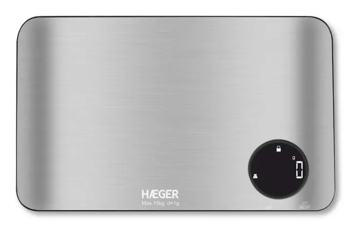 KS-DIG.012A báscula de cocina Acero inoxidable Encimera Rectáng..