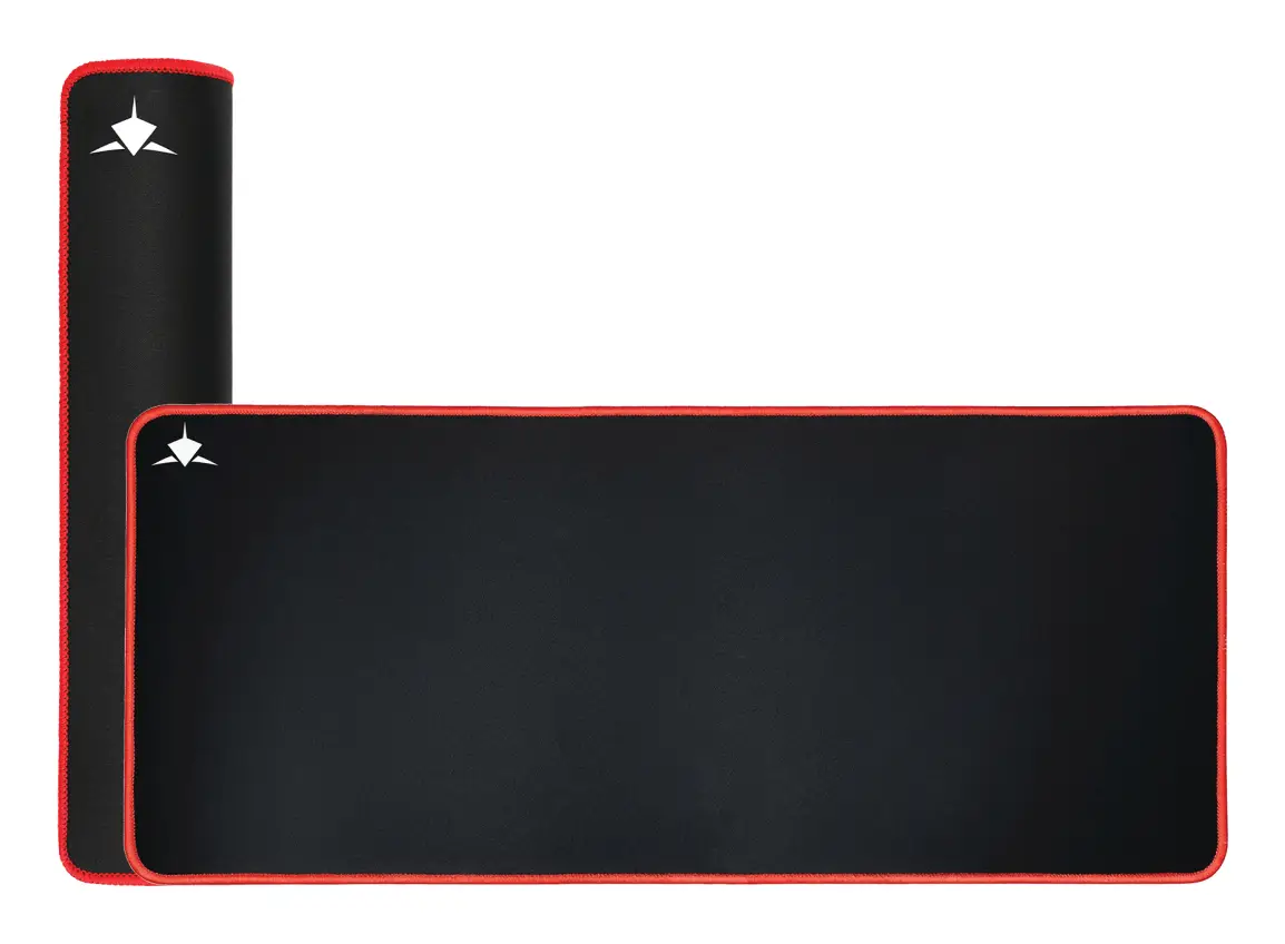 RED KNIGHT XL Alfombrilla de ratón para juegos Negro, Rojo