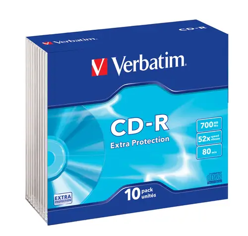 CD-R Extra Protection 700 MB 52x 10 pieza(s) - Imagen 2