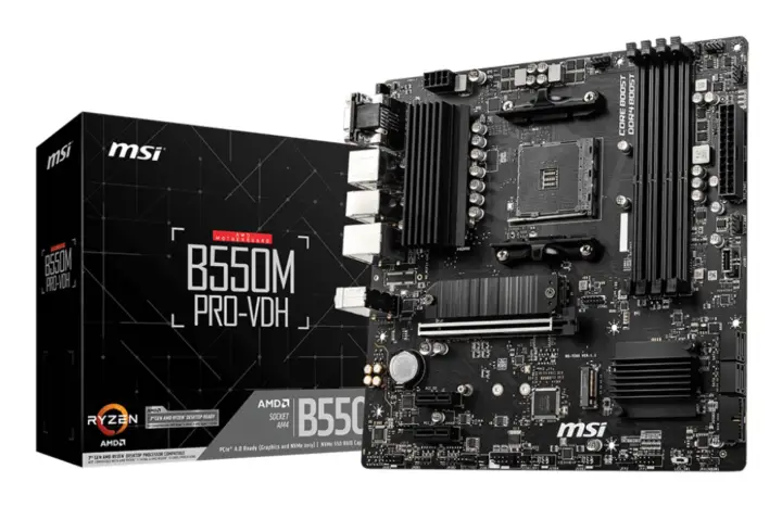 B550M PRO-VDH placa base AMD B550 Zócalo AM4 micro ATX