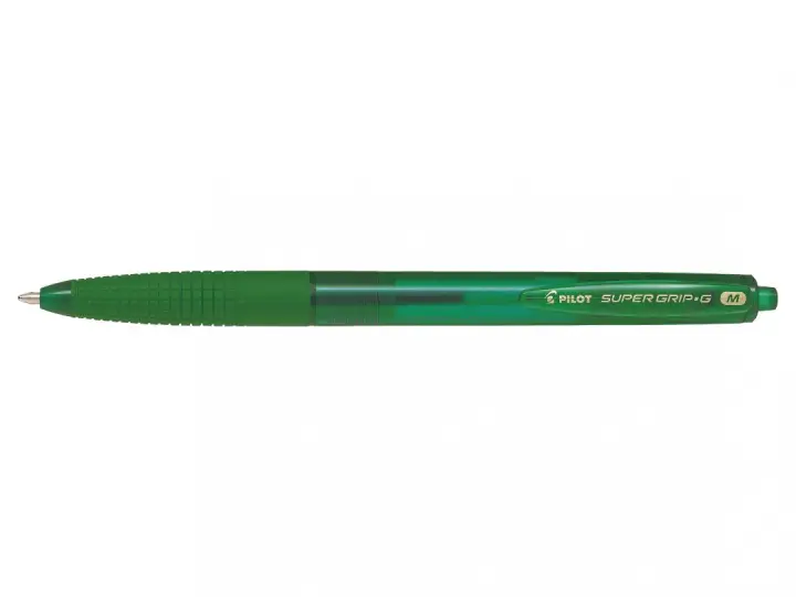 Super Grip G a Scatto Verde Bolígrafo de punta retráctil con pulsador Medio 1 pieza(s)