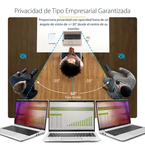 14G-PRIVACY-SCREEN filtro para monitor 35,6 cm (14") Portátil Filtro de privacidad para pantallas sin marco - Imagen 8
