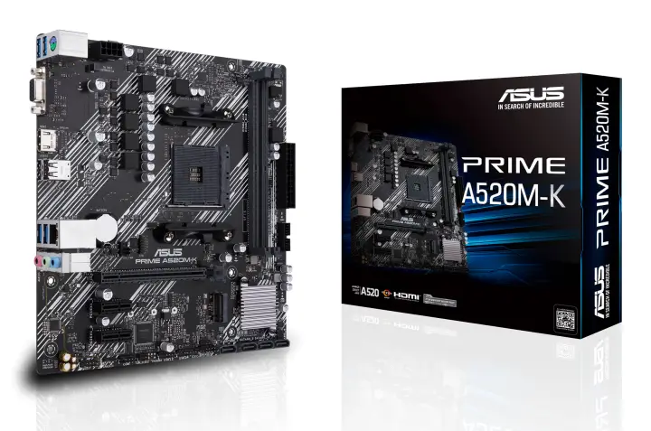 PRIME A520M-K AMD A520 Zócalo AM4 micro ATX