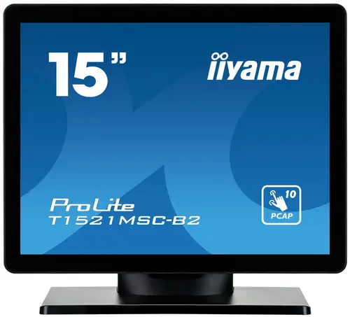 ProLite T1521MSC-B2 pantalla para PC 38,1 cm (15") 1024 x 768 Pixeles XGA LED Pantalla táctil Mesa Negro - Imagen 1