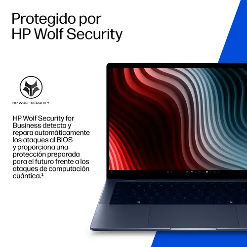 EliteBook X G2a 14 inch Notebook Next Gen AI PC Wolf Pro Security Edition Copilot+ PC AMD Ryzen AI 7 PRO Portátil 35,6 cm (14") WUXGA 32 GB LPDDR5x-SDRAM 1 TB SSD Wi-Fi 7 (802.11be) Windows 11 Pro Azul - Imagen 5