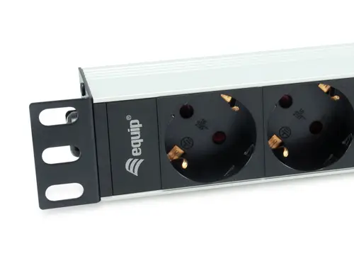 333311 unidad de distribución de energía (PDU) 4 salidas AC 1U Negro, Plata - Imagen 3