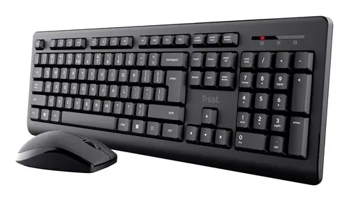 Primo teclado Ratón incluido RF inalámbrico QWERTY Español Negro - Imagen 1