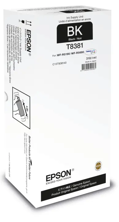 Unidad de suministro de tinta T8381 negro XL