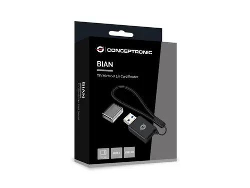 BIAN07B lector de tarjeta USB 3.2 Gen 1 (3.1 Gen 1) Type-A Negro - Imagen 5