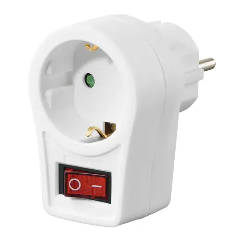 00223212 adaptador de enchufe eléctrico Tipo F Blanco - Imagen 1