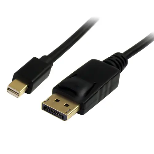 Cable de 2m Mini DisplayPort a DisplayPort 1.2 - Cable Adaptador Mini DisplayPort a DisplayPort 4K x 2K UHD - Cable para Monitor Mini DP a DP - Imagen 1