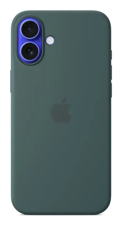 Funda de silicona con MagSafe para el iPhone 16 Plus - Verde lago