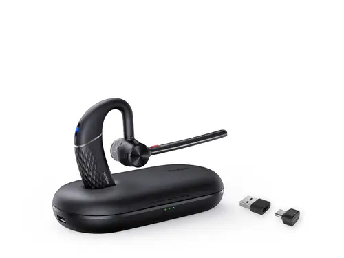 BH71 Pro USB-C/A Auriculares Inalámbrico gancho de oreja Oficina/Centro de llamadas USB Tipo C Bluetooth Negro - Imagen 2