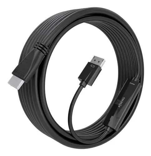 Cable conversor DisplayPort a HDMI 4K@60Hz, DP/M-HDMI/M, Negro, 5.0m - Imagen 2