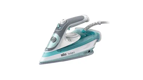 TexStyle 3 SI 5017 GR Plancha a vapor Suela de cerámica 2700 W Gris, Turquesa, Blanco - Imagen 1