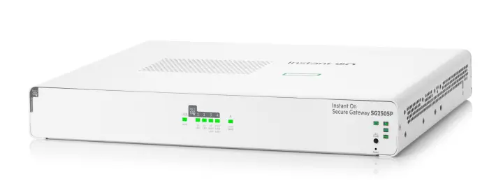 Networking Instant On Secure Gateway 5-port SmartRate 2.5G PoE+ 64W SG2505P