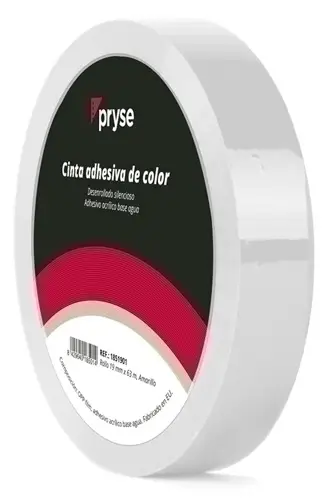 CINTA ADHESIVA PRYSE OPP 19x63 BLANCO - Pack de 6 unidades