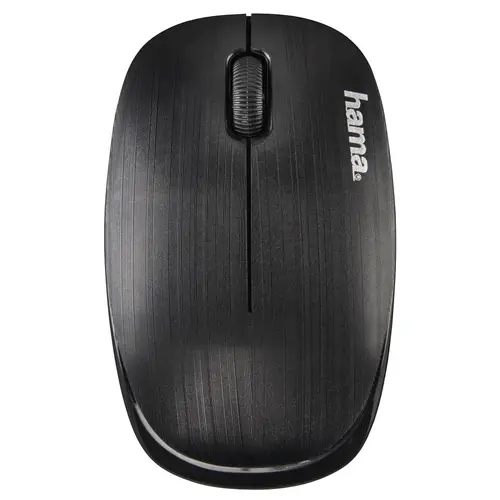 Hama | Ratón MW-110 Negro (Ratón óptico inalámbrico y compacto con nano receptor, para diestros y zurdos), color negro. - Imagen 3