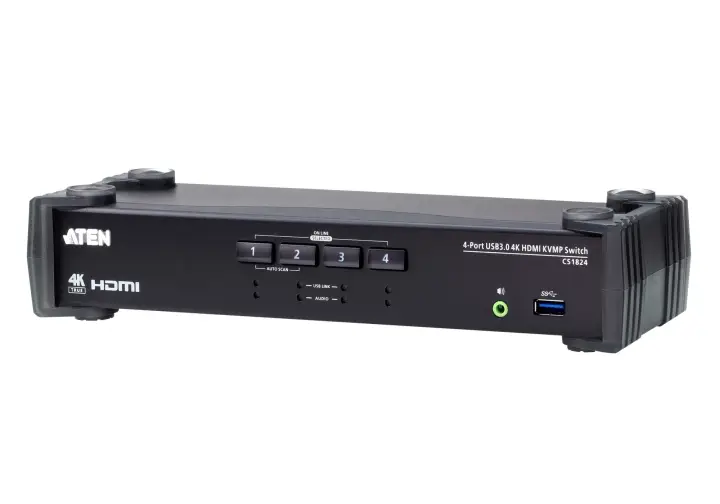 Switch KVMP HDMI 4K USB 3.0 de 4 puertos
