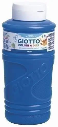 PINTURA DEDOS GIOTTO 750 ml AZUL