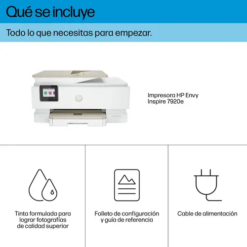 ENVY Inspire 7920e Inalámbrico All-in-One Color Impresora, Instant Ink  Fotocopiadora, escáner - Imagen 7