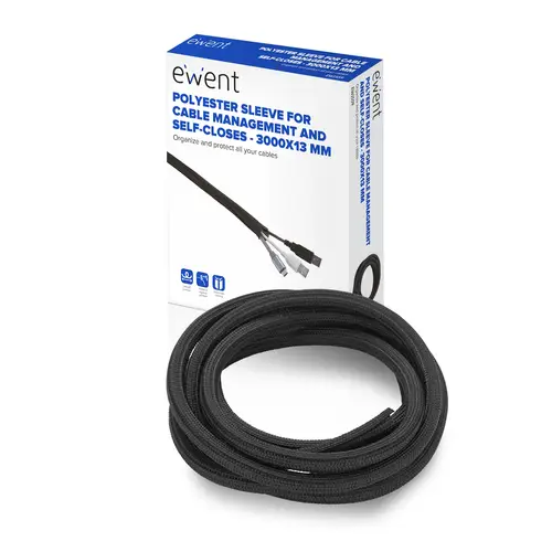 EW1559 organizador de cables Universal Pasacables Negro 1 pieza(s) - Imagen 1