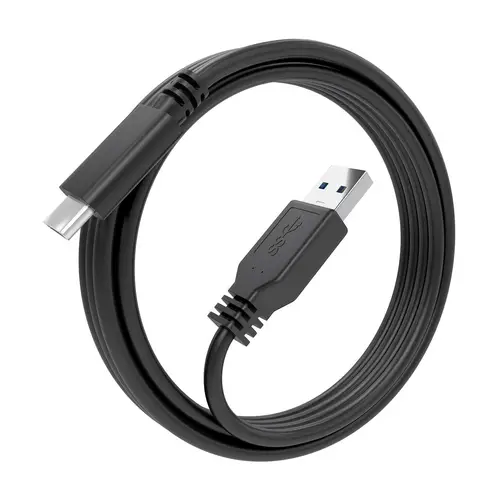 Cable USB 3.1 Gen2 10Gbps 3A, Tipo USB-C/M-A/M, Negro, 2.0m - Imagen 2