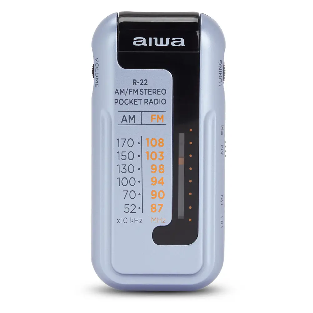 R-22SL radio Portátil Analógica Plata