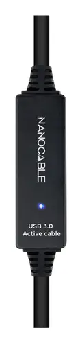 Cable USB 3.0 prolongador con amplificador, tipo A/M-A/H, 15m - Imagen 3
