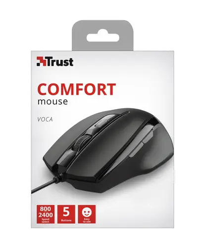 Voca ratón Oficina mano derecha USB tipo A Óptico 2400 DPI - Imagen 6