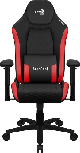 CROWNBR Rojo, Silla Gaming Ergonómica, Cojines Ajustables, Cuero Sintético Premium - Imagen 2