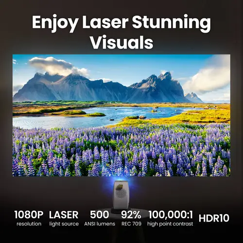 GV50 Proyector de alcance estándar 500 lúmenes ANSI DLP 1080p (1920x1080) Blanco - Imagen 12