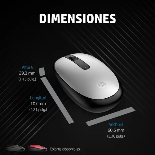 Ratón Bluetooth 240 plateado - Imagen 9