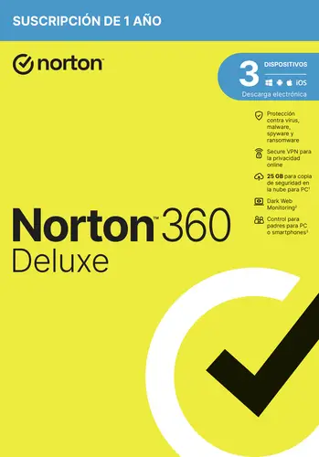 360 Deluxe Seguridad de antivirus Base Español 1 licencia(s) 1 año(s) - Imagen 1