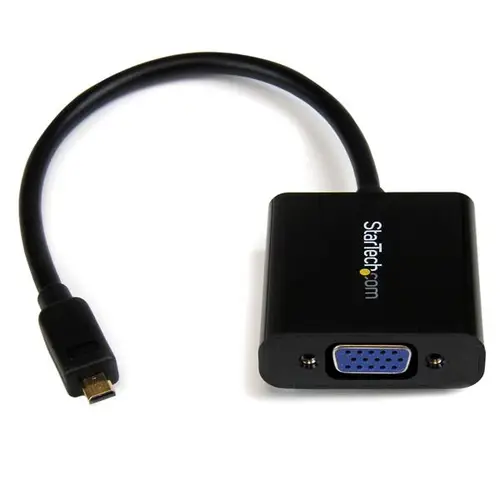 Adaptador Conversor Micro HDMI a VGA para Smartphones / Ultrabooks / Tabletas - 1920x1080 - Imagen 1