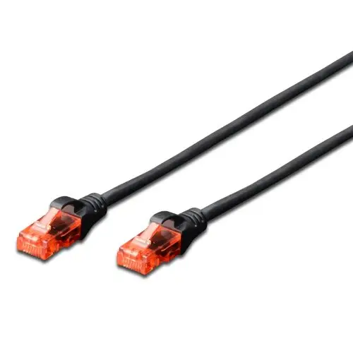 IM1014 cable de red Negro 2 m Cat6 U/UTP (UTP)