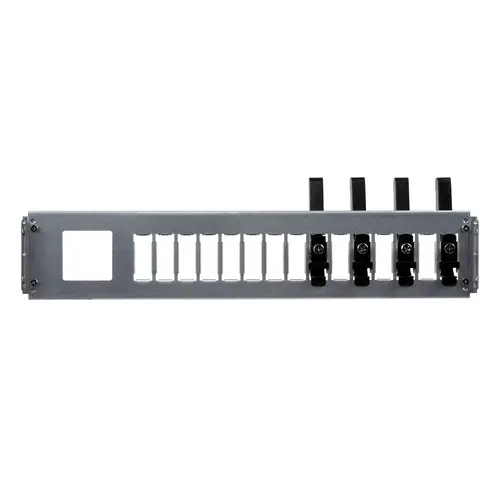 4U 19? UK 4329 USB Type C Estante Negro, Plata - Imagen 9